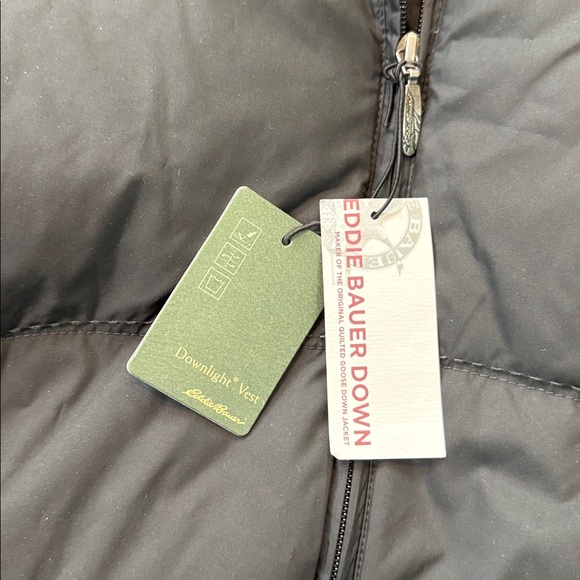 Eddie Bauer Women's Premium Goose Down 650 Fill Downlight‎ Vest Sz 2X Black NWT - Picture 6 of 11